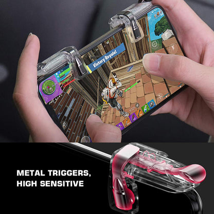 Gaming Phone Cooler and Firestick Grip Controller Combo Universal Clip-On Smartphone Cooler Fan With Fire-Trigger