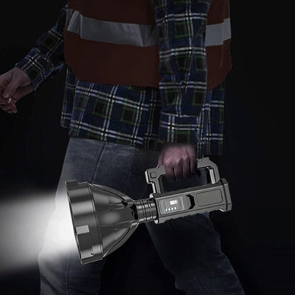 Lacoz Rechargeable Multifunctional Searchlight Handheld Super Bright Powerful Long Range LED Spot Light