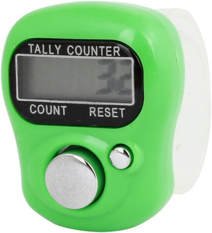 Resettable 5 Digit LCD Electronic Digital Display Finger Hand Tally Tasbeeh Counter Counting, Resettable Finger Digital Tally Lap Counter
