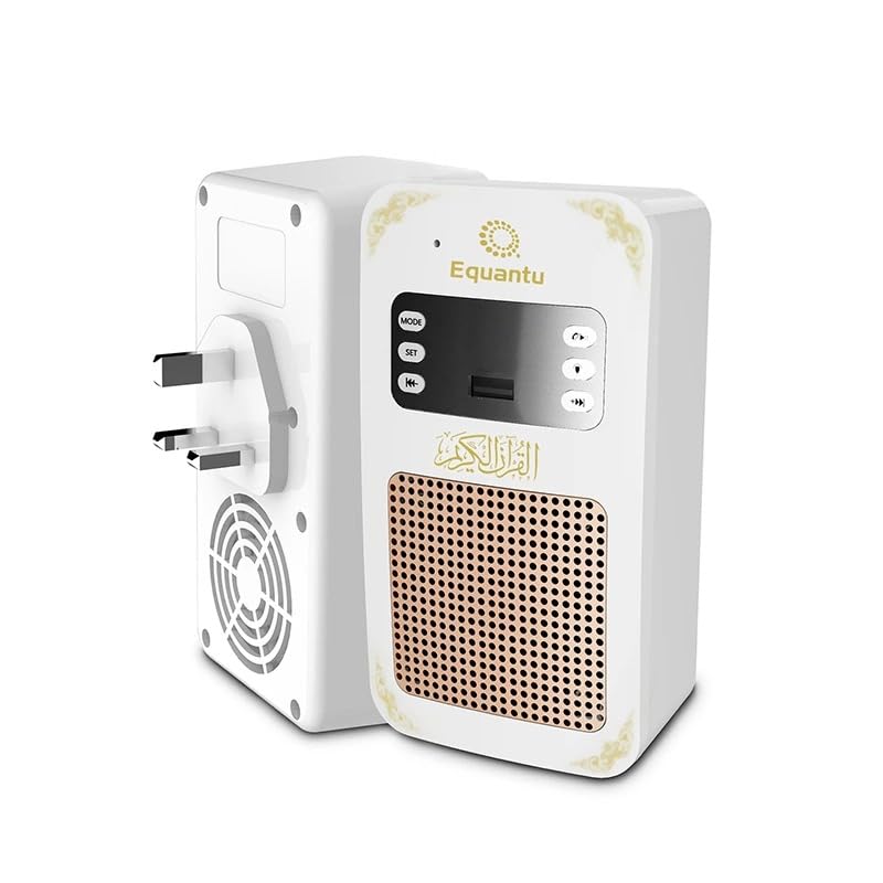 Equantu SQ-669 Smart Wall Plug Quran Speaker With Remote Bluetooth/Radio/Usb & SD