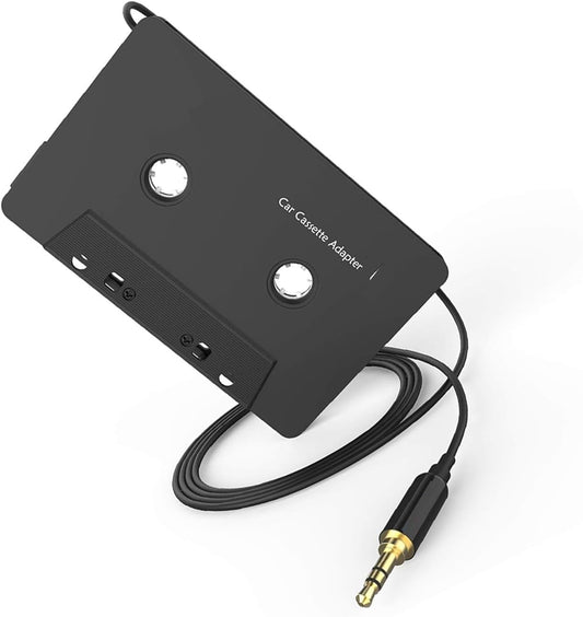 Cassette Adapter for Car Stereo 3.5mm AUX Audio Converter Universal MP3 to Cassette Tape Adapter for Car Audio Systems Plug and Play