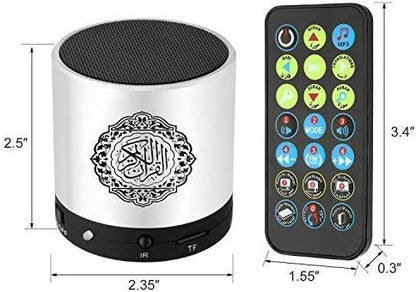Remote Control Speaker Portable Quran Speaker MP3 Player 8GB TF FM Quran Koran Translator USB Rechargeable Speaker