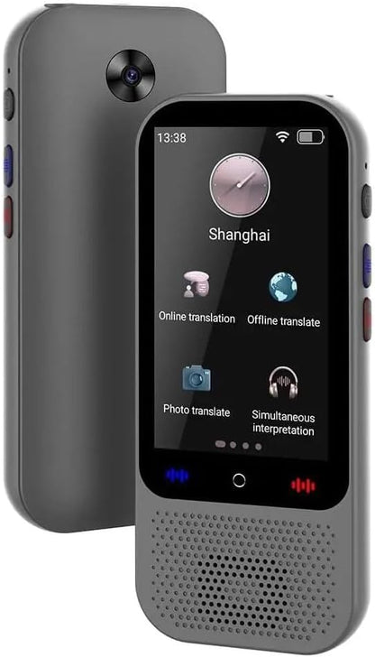 S80 Pro 18-Languages Offline Translation Device with Camera, AI Portable Translator Machine, Language Translator Device, Instant Offline Language Translator, Voice Translator Offline