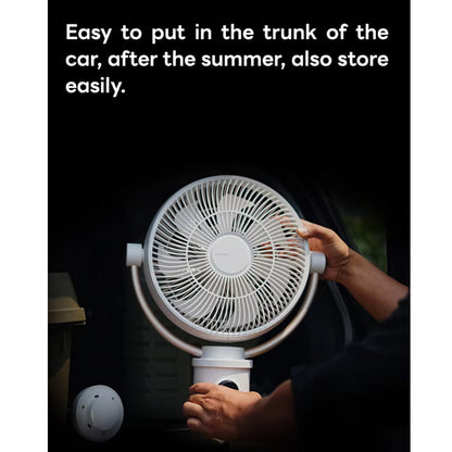 aISOLOVE Multi-Functional Rechargeable Portable Tripod Fan with Remote Control for Home, Hotel, Outdoor, Indoor, Camping and Travelling