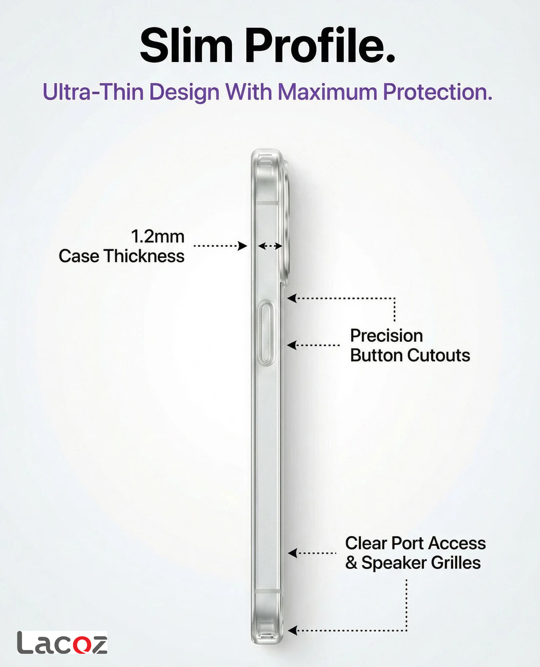 Premium Magnetic Transparent Phone Case for iPhone 11 Crystal Clear Protective Cover with Strong Magnetic Ring for Wireless Charging