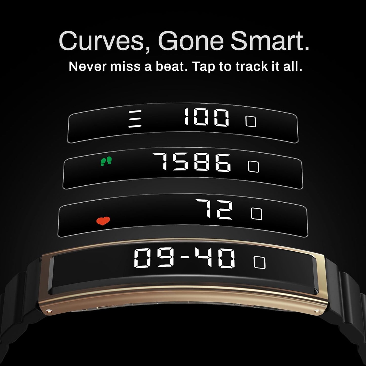 Smart Bracelet Fitness Tracker with Waterproof Heart Rate, Sleep Monitoring Bluetooth 5.3 Health Tracker Bracelet Designed for Ladies and Gents Black