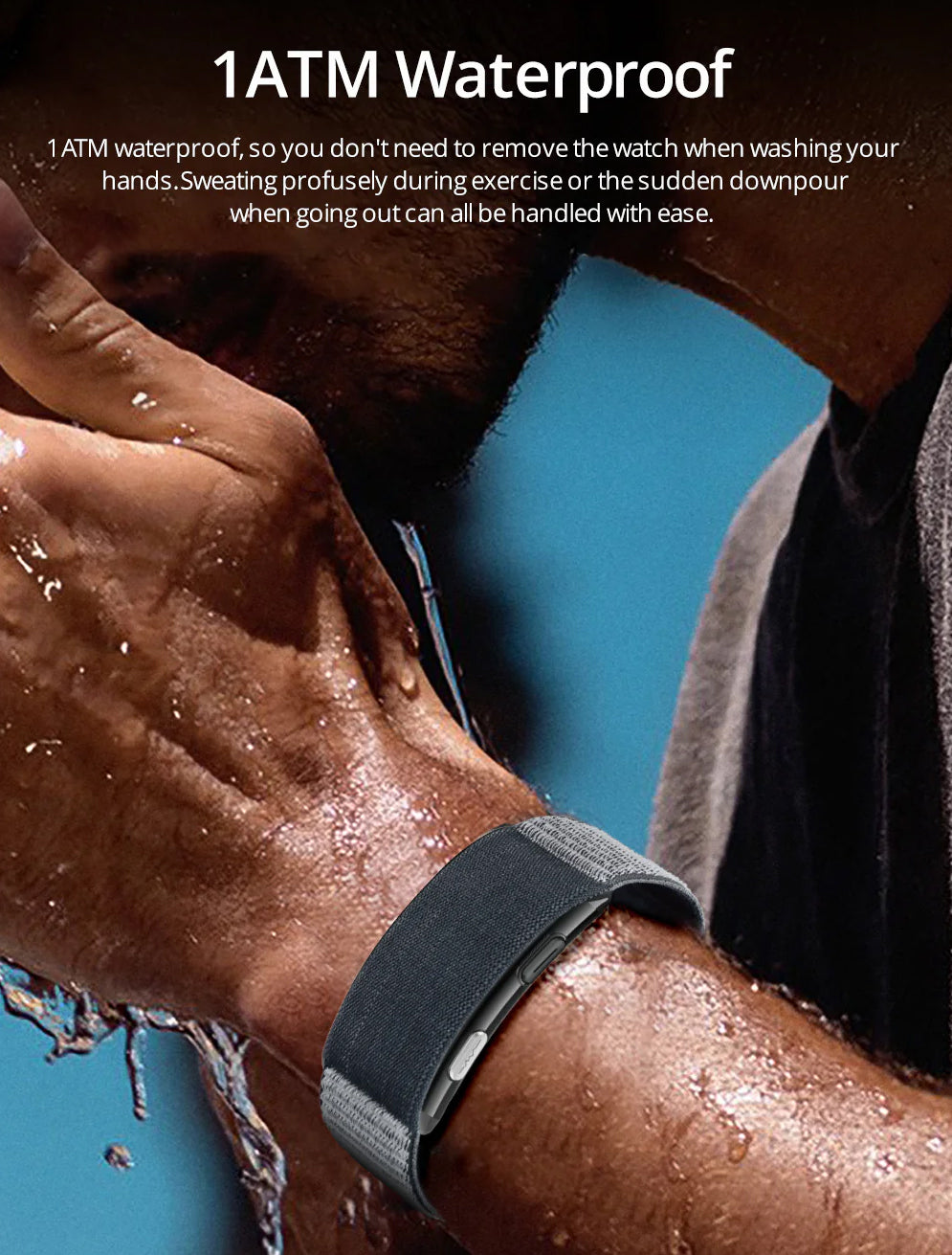Smart Health Tracking Bracelet with Sleep Analysis, Activity Tracking & Long Battery Life Designed for Ladies and Gents Grey