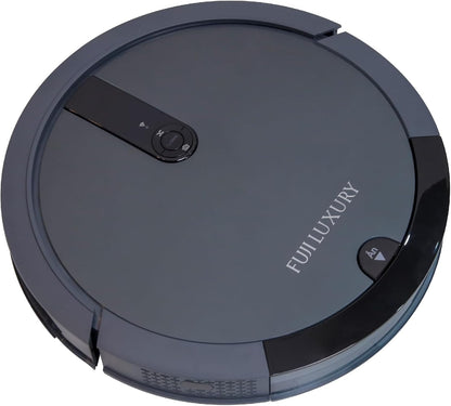 Fuji Luxury T4 Automatic Vacuum Cleaner Robot with Remote Control – Smart Navigation, Powerful Suction, Quiet Operation, Multi-Surface Cleaning, Ideal for Home Office & Pet Hair Cleaning