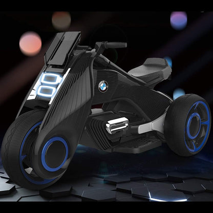 Rechargeable Kids Electric Motorcycle Tricycle With Button Controls