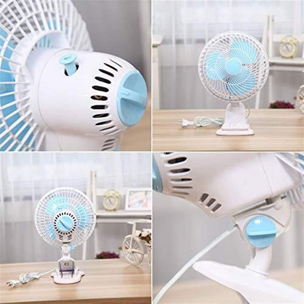 Lacoz Desk Fan with 2 Speed Settings, 3-Blade Quiet Cooling Fan for Home, Office, Bedroom, Dorm Room - Sturdy Clip-On Electric Fan