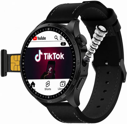 HainoTeko FG-8 5G Android Smart Watch with SIM Card Support, AMOLED Display, Download Any App, GPS, WiFi, Bluetooth Calling & Social Media Access