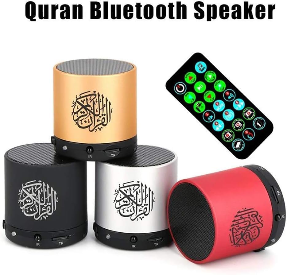 Remote Control Speaker Portable Quran Speaker MP3 Player 8GB TF FM Quran Koran Translator USB Rechargeable Speaker