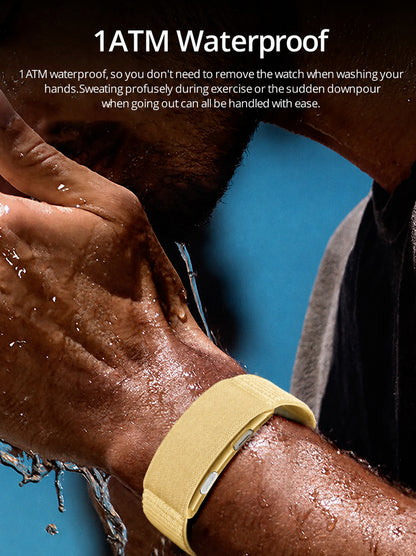 Smart Health Tracking Bracelet with Sleep Analysis, Activity Tracking & Long Battery Life Designed for Ladies and Gents Gold