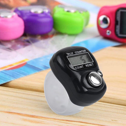 Resettable 5 Digit LCD Electronic Digital Display Finger Hand Tally Tasbeeh Counter Counting, Resettable Finger Digital Tally Lap Counter