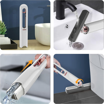 Lacoz Mini mop for Small Spaces, Portable Mini mop, Mini Portable mop, Suitable for Cleaning Kitchen, Bathroom, Table and Car Glass
