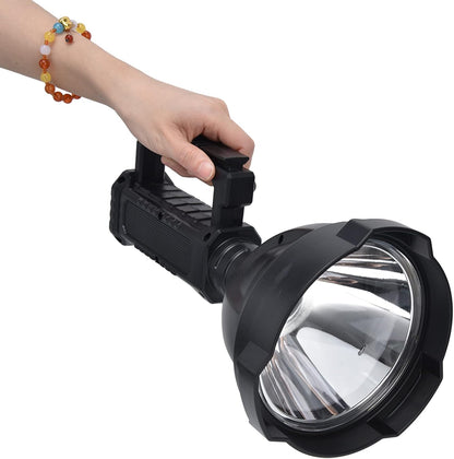 Lacoz Rechargeable Multifunctional Searchlight Handheld Super Bright Powerful Long Range LED Spot Light