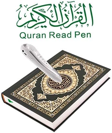 Electronic Quran Reader Pen, Electronic Reader Pen Word-by-Word Digital Rechargeable Holy Quran Recorder 25 Reciters and Languages 6 Books, Ramadan Gift for Kids Adults