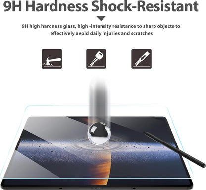 Silicone Protective Case Cover with Screen Protector for Samsung Galaxy A8 Shockproof Soft Back Cover and Ultra Clear Tempered Glass Combo