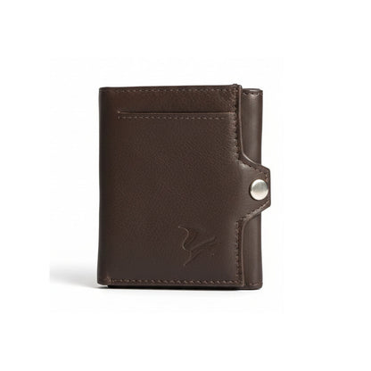 Lacoz Trifold Genuine Leather Wallet for Men