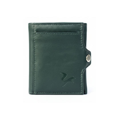 Lacoz Trifold Genuine Leather Wallet for Men