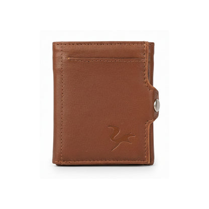 Lacoz Trifold Genuine Leather Wallet for Men