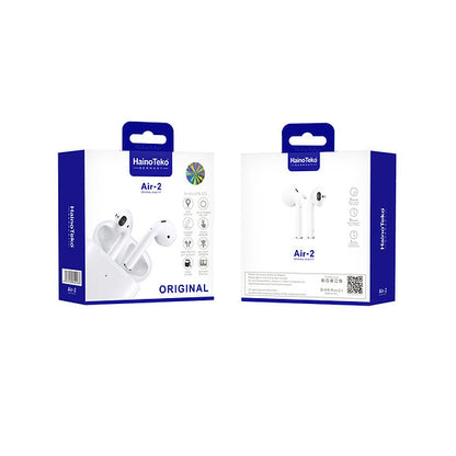 Haino Teko Germany Air 2 Bluetooth Wireless Earphone for Android iOS Mobiles and Tablet