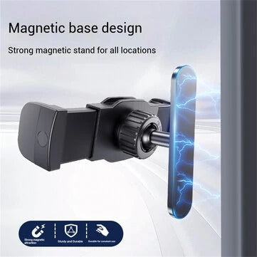 Lacoz Magnetic Gym Phone Mount, 360° Adjustable, Attaches to Any Metal Surface