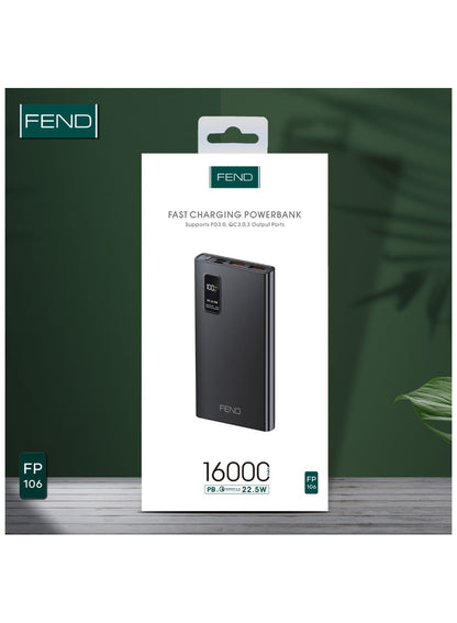 Fend FP106 16000 mAh 22.5W Fast Charging Power Bank