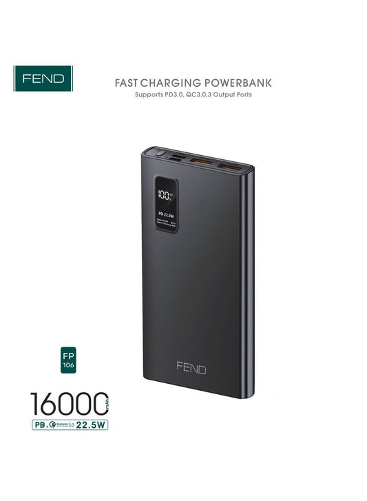 Fend FP106 16000 mAh 22.5W Fast Charging Power Bank