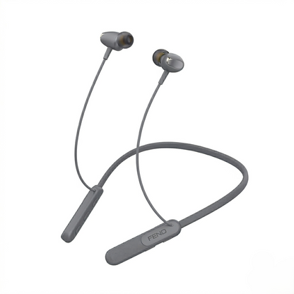 FEND FN120 Wireless Bluetooth Neckband Earphones with Mic, Magnetic Sports Headset, Sweat Resistant, 20H Playtime, Deep Bass Stereo Sound, Secure Fit Earbuds for Running Gym Workout, Compatible with Android & iOS